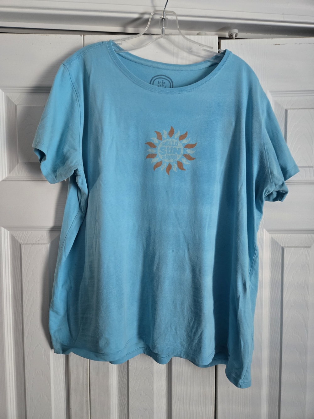 Life Is Good Turquoise Sun Tee
